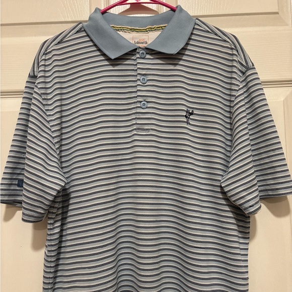 Ashworth men’s short sleeve collared shirt size large top - Picture 2 of 14